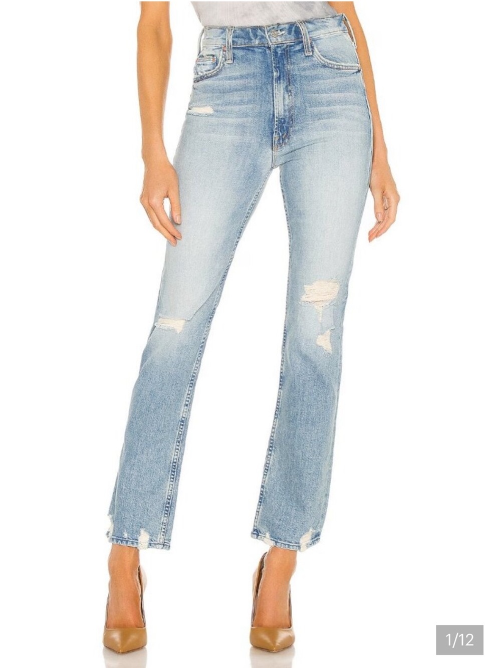 MOTHER High Waisted Rider Skimp Jeans